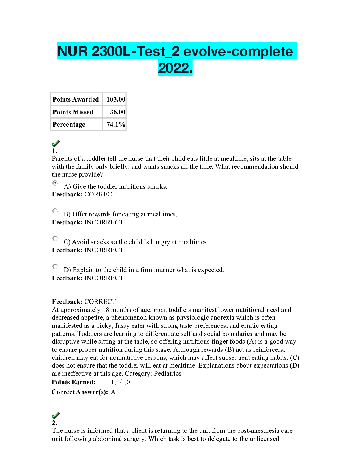 Preview image of NUR 2300L-Test_2 evolve-complete 2022. document